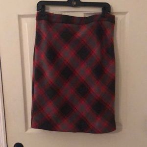 Plaid skirt